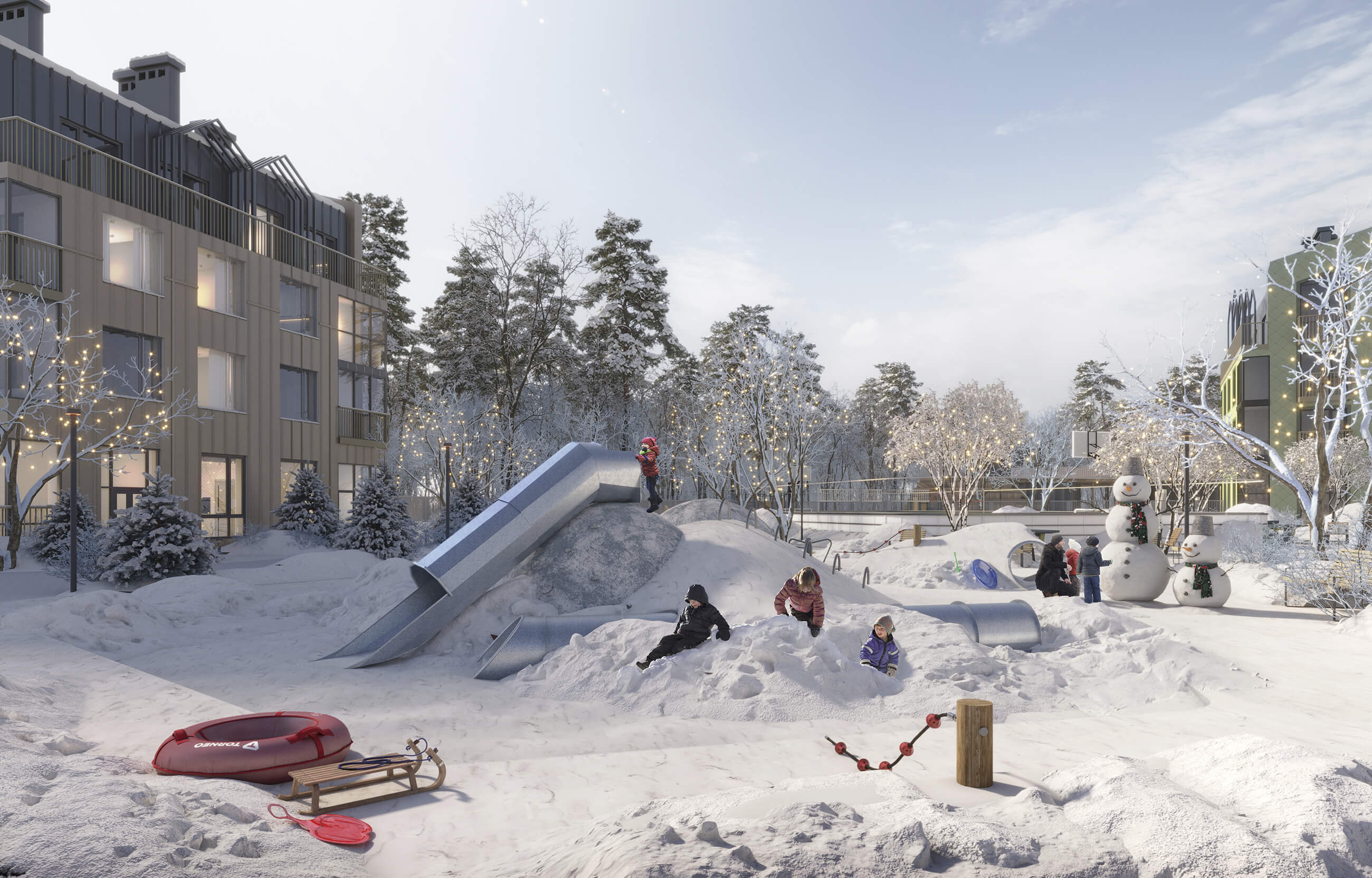 Галерея ЖК Форест - Двор - 3