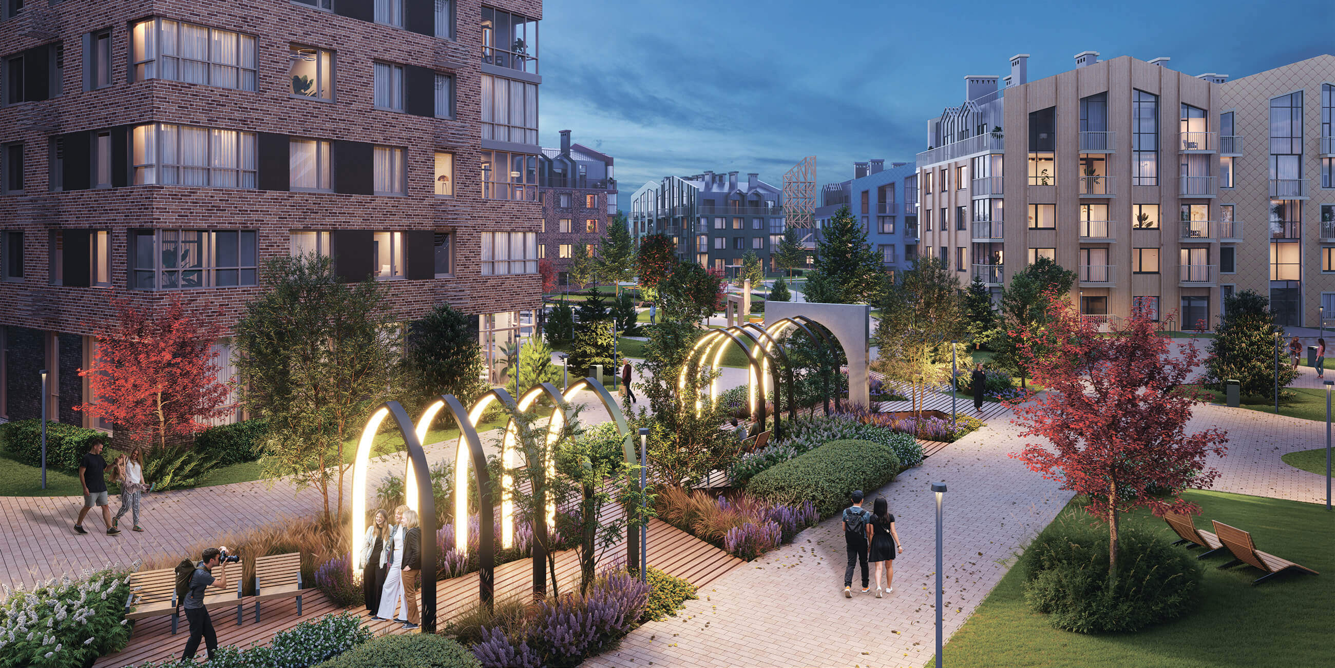 Галерея ЖК Форест - Двор - 17