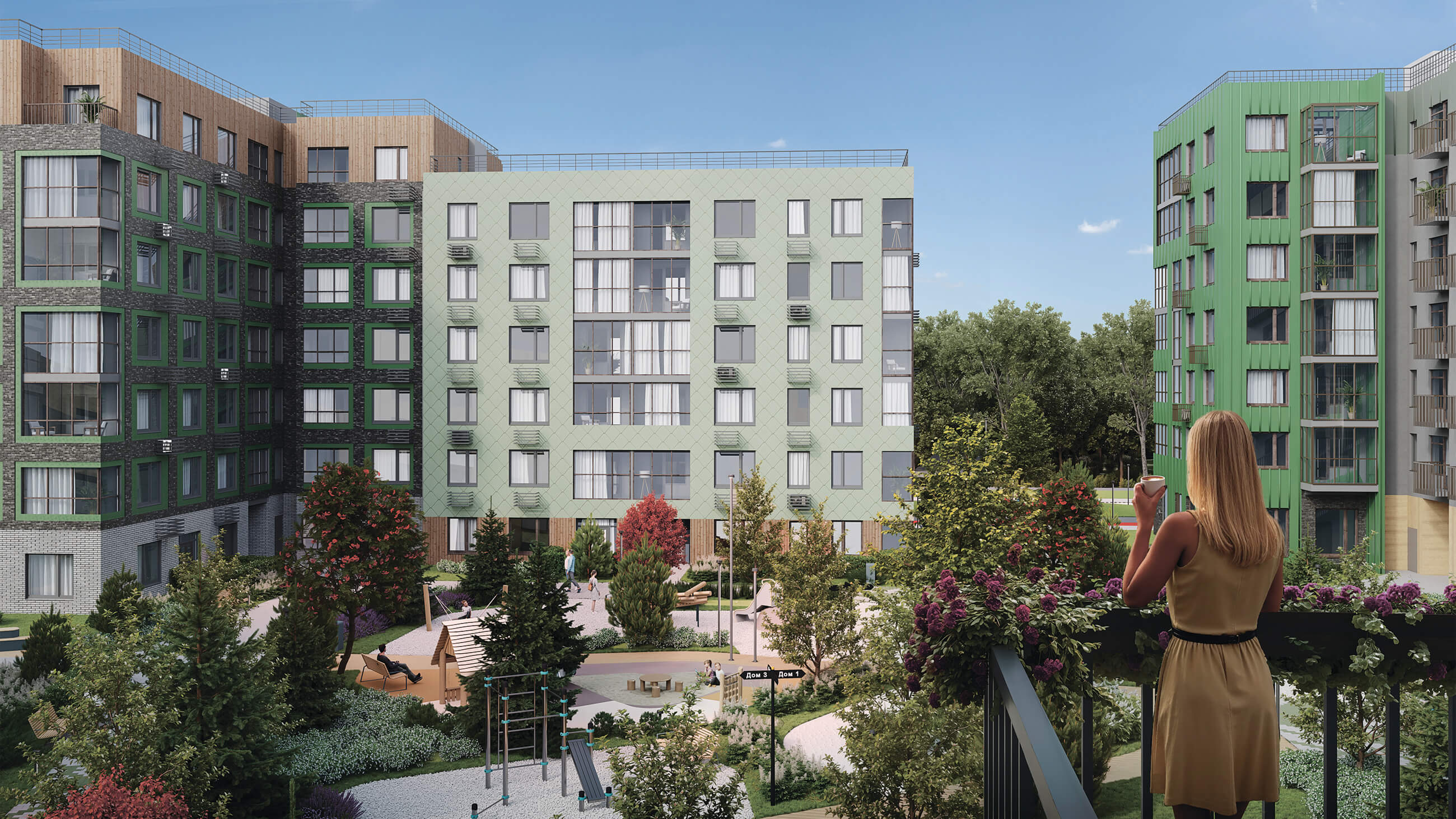 Галерея ЖК Форест - Двор - 18