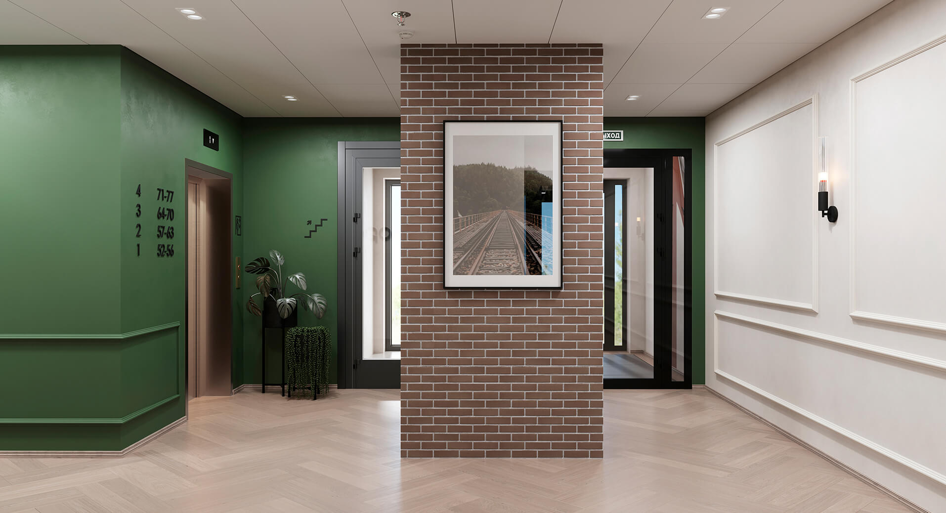 Галерея ЖК Форест - Лобби - 8