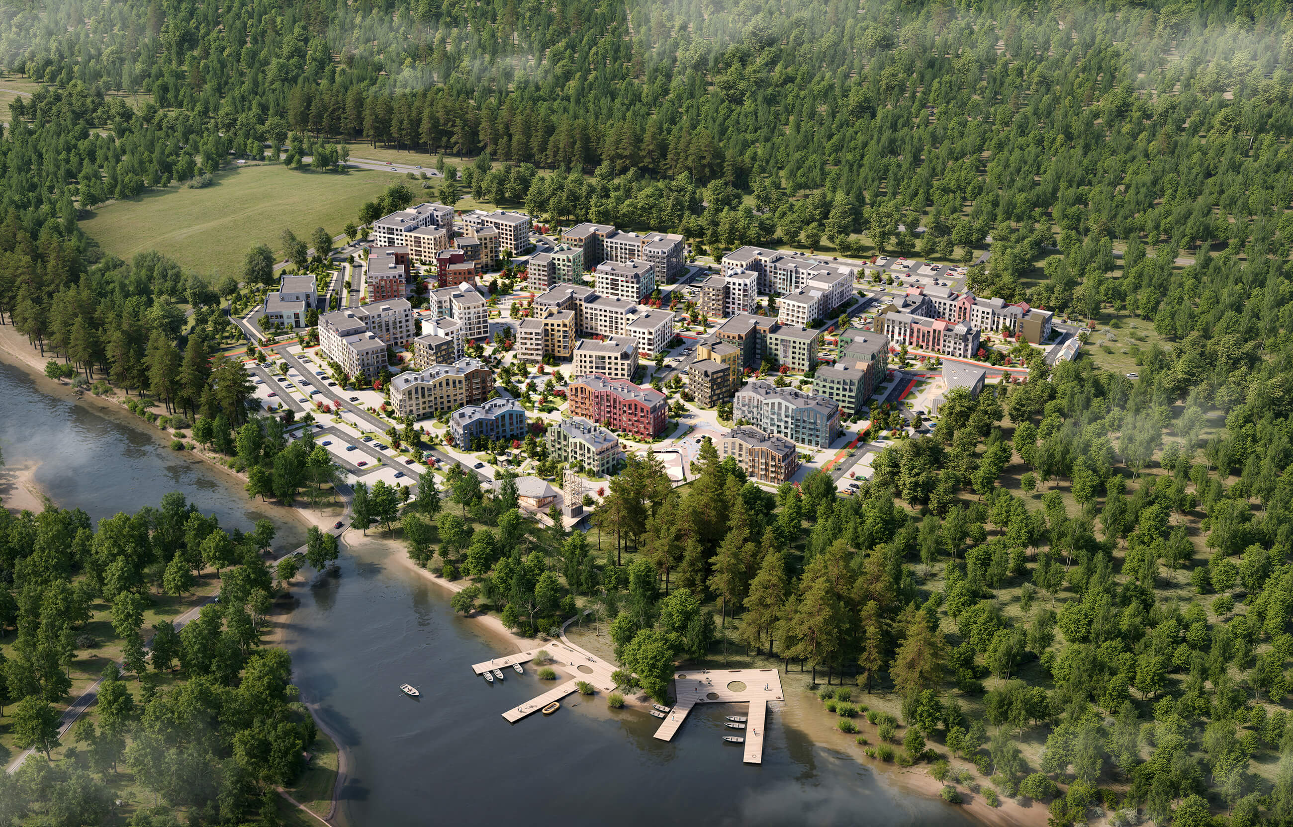 Генплан ЖК Форест в Казани